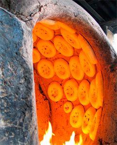 Samsa in the tandoor