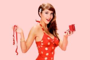 We do pin-up makeup at home