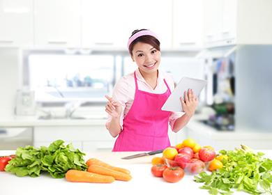 Japanese woman in a bathrobe