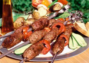 Pork kebab