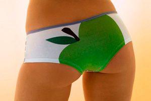 Tight buttocks are the result of exercise