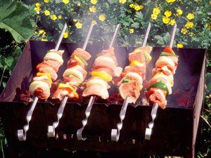 Barbecue grilled on the grill