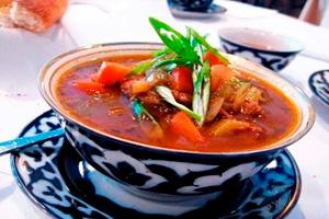 Lamb Kharcho with herbs