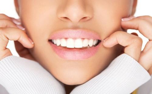 Beautiful white teeth