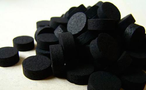 Activated carbon tablets