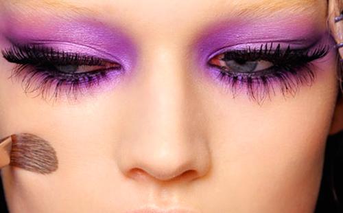 Girl with long eyelashes