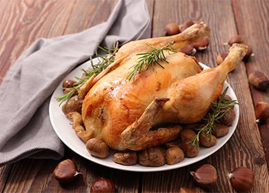 Baked Chicken on a Dish