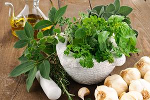 Fragrant and burning Mediterranean diet