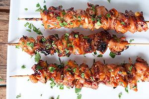 A real summer dish that smells of greens and summer