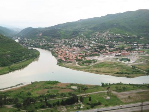 Aragvi and Kura - rivers in Georgia
