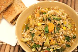 Study of beige lentils