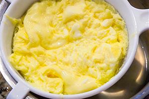 Classic omelet with cottage cheese