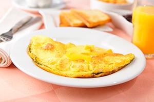 Sweet jam omelet