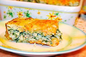 Fish fillet casserole
