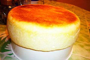 Casserole with cottage cheese and semolina