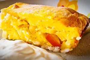 Carrot casserole with apples