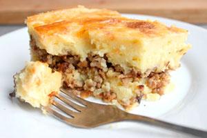Potato casserole with meat