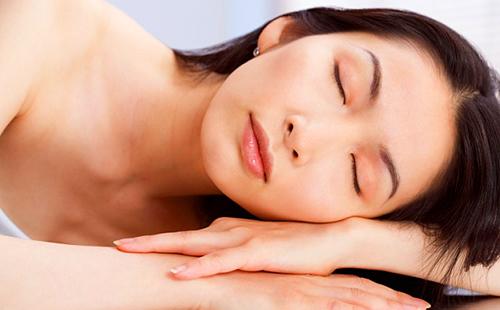 Impeccable skin of a youthful Japanese