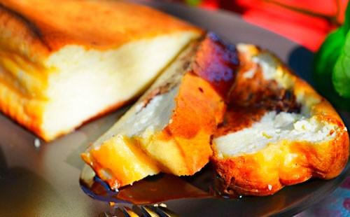 Cottage cheese casserole on kefir