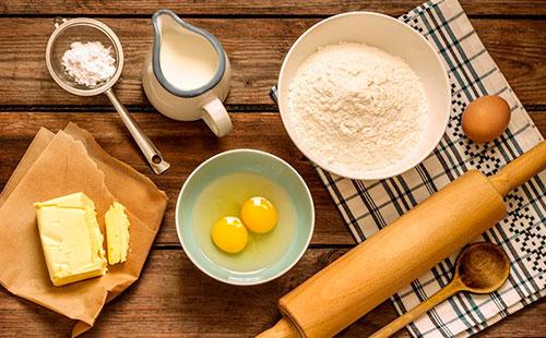 Eggs, Flour, Butter