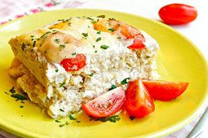 Zucchini and chicken casserole