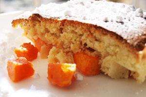 Charlotte with pumpkin and cinnamon