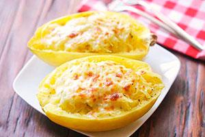 Pasta and cottage cheese casserole