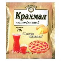 Potato starch in a bag