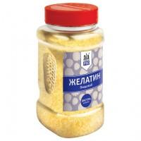 Gelatin in a tall glass jar