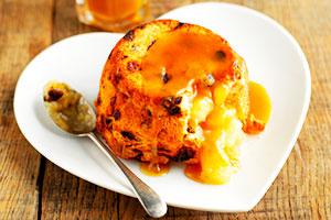 Charlotte in the microwave with bananas