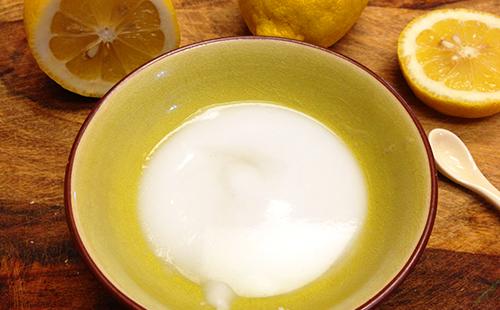 Adding lemon will help against black dots