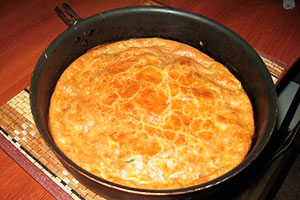 Classic Charlotte in a pan