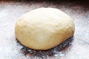 Dough for dumplings in vegetable oil