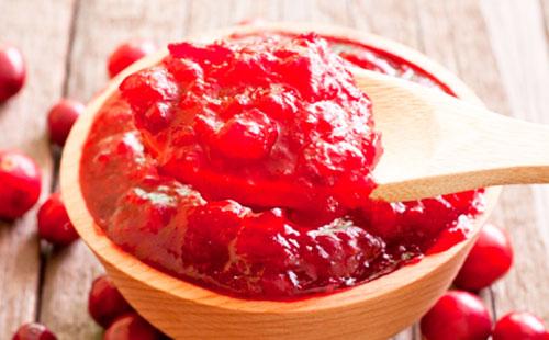Mask of viburnum in a bowl