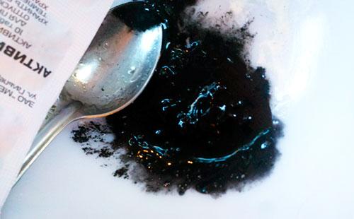 Liquid activated carbon