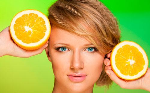 Girl with oranges