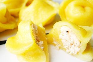 Chicken Dumplings with Cabbage