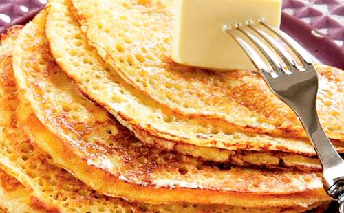 Pancakes with butter