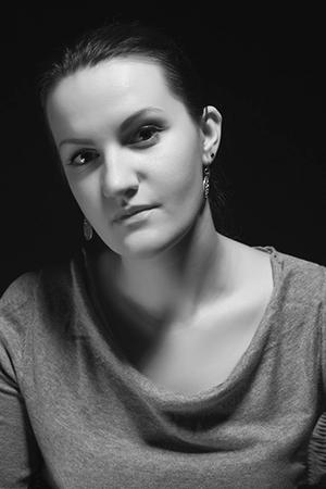 Portrait in black and white