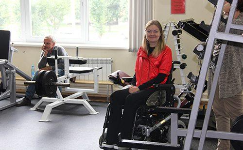 Girl in a red jacket
