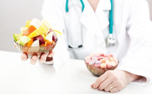 Fruit salad in a bowl