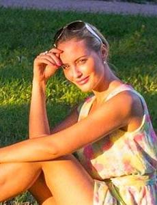 Olga in the hot summer