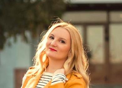 Portrait in golden colors