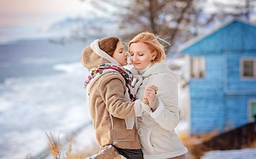 Winter Waltz at the Blue House