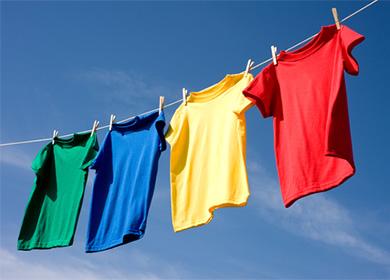 Multi-colored t-shirts