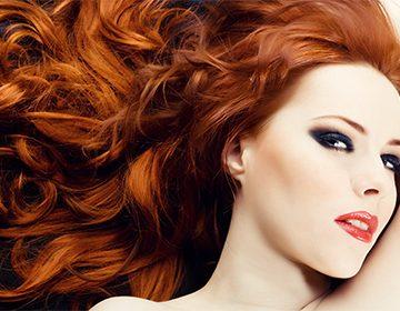 Girl with beautiful brown hair