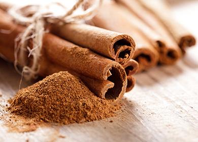 Sticks of aromatic spice