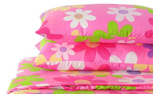 Pink bedding