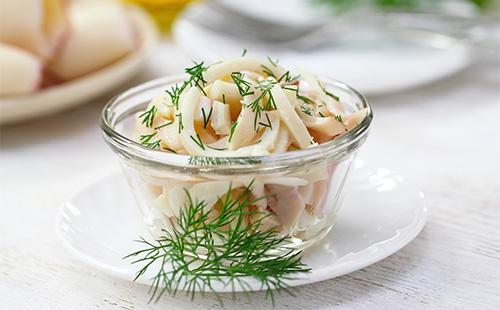 Squid salad