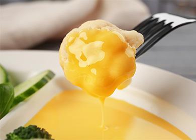 Cauliflower in egg batter